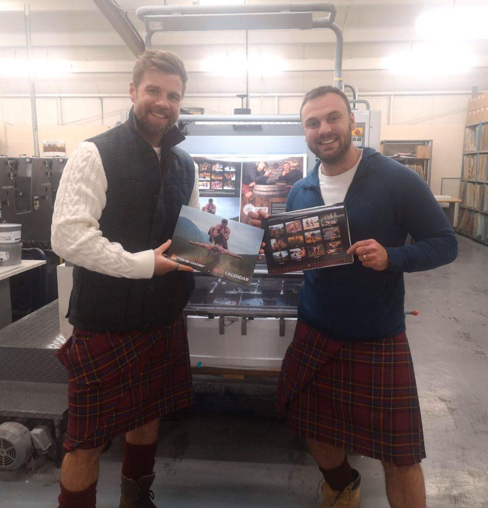 The Kilted Coaches visit Multiprint